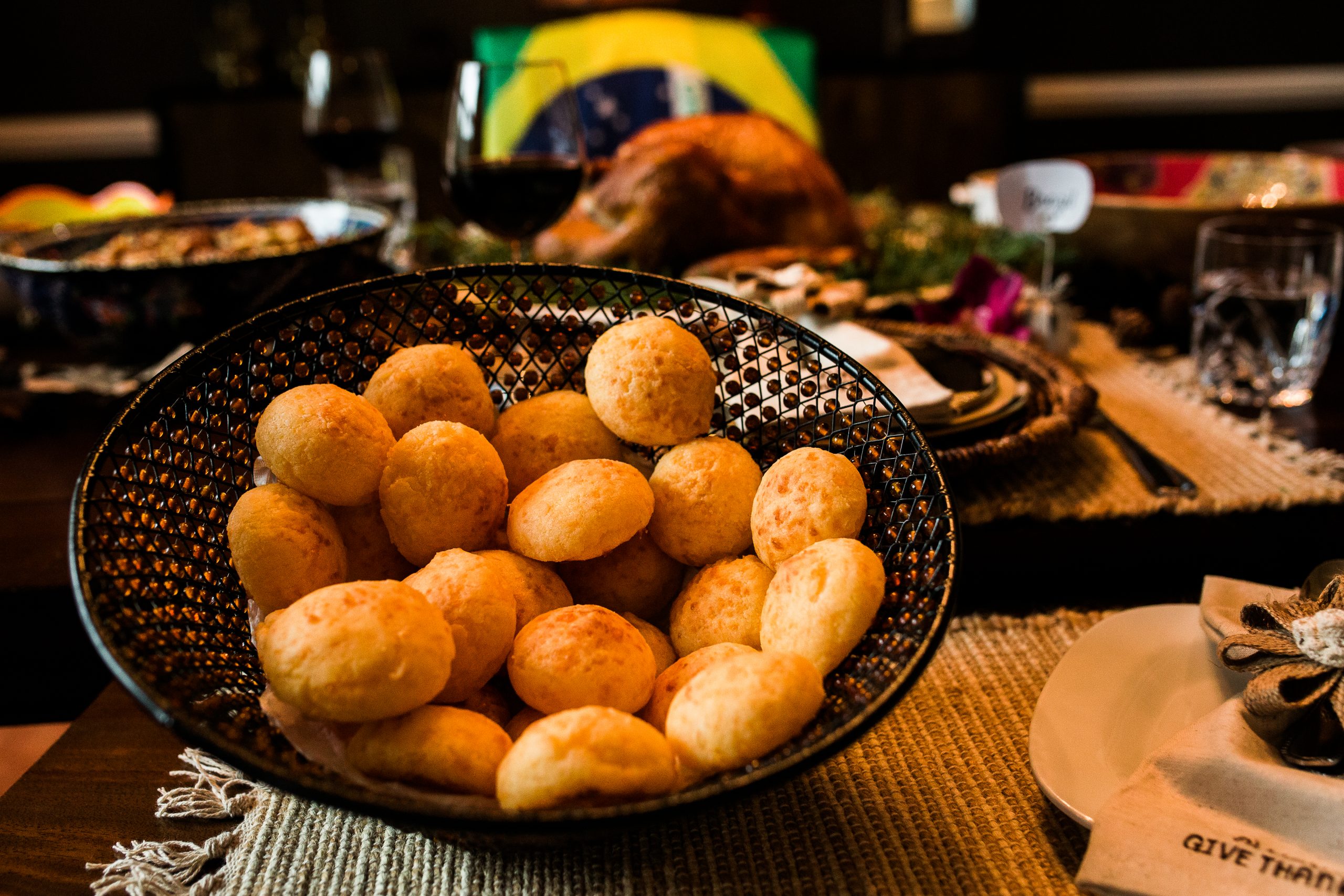 Pao de Queijo - Brazilian Cheese Bread - Giving Global Thanks